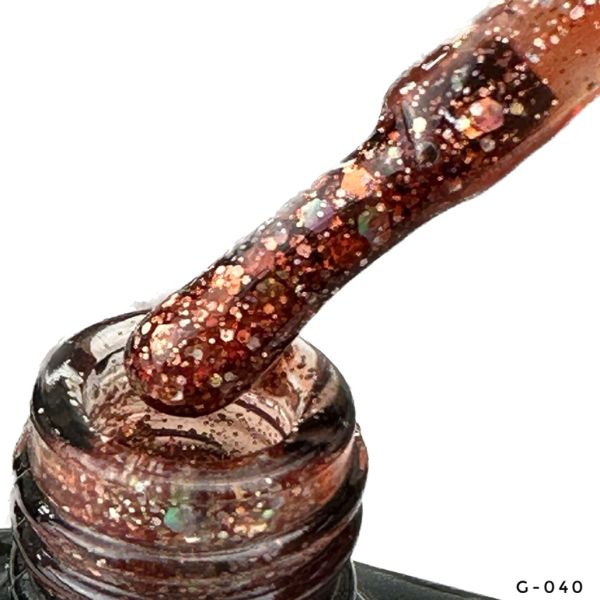 LED Gelelac NEXT G-040 - гель-лак подвійний пігментації, 10,5ml