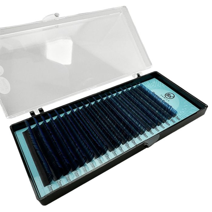 Вії LEX TWO TONE BLUE 20 lines 0.10 CC 7-8-9-10-11-12mm
