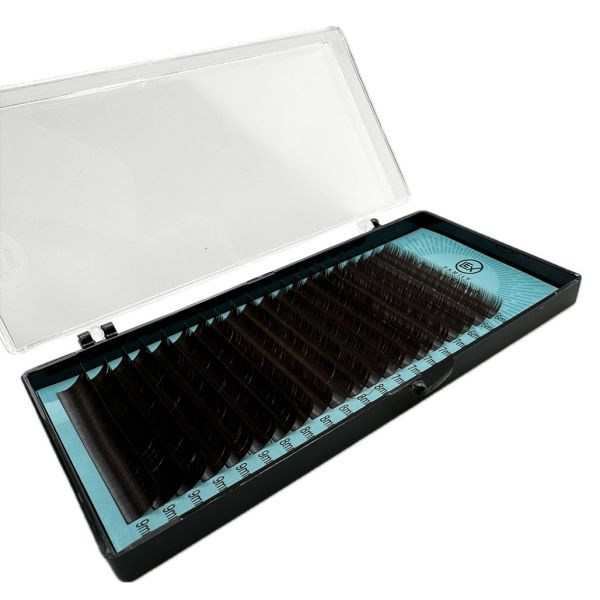 Вії LEX Dark Chocolate MIX 20 lines 0.07 B 6-7-8-9mm