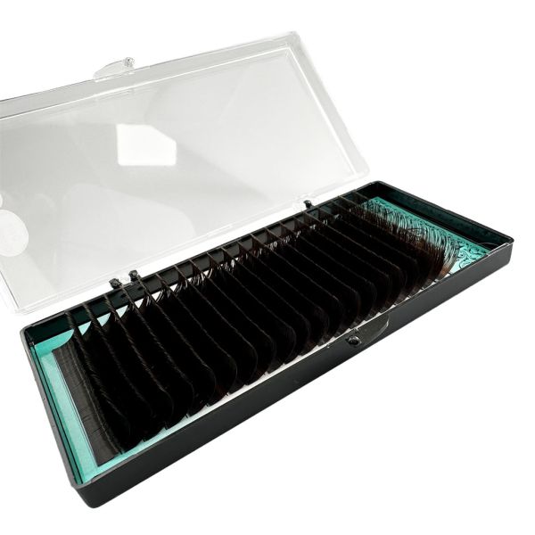 Вії LEX Dark Chocolate 20 lines 0.07 CC 14mm