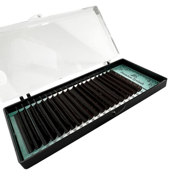 Вії LEX Dark Chocolate MIX 20 lines 0.07 CC 6-7-8-9mm