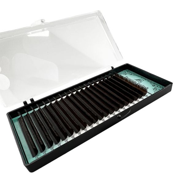 Вії LEX Dark Chocolate 20 lines 0.07 CC 8mm