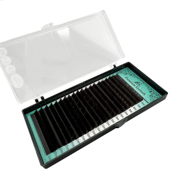 Вії LEX Dark Chocolate MIX 20 lines 0.10 L+ 6-7-8-9-10-11-12mm