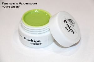 LEX Paint Gel Olive Green - гель-фарба без залишкової липкості, 7g