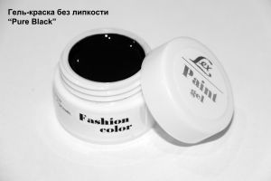 LEX Paint Gel Pure Black - гель-фарба без залишкової липкості, 7g